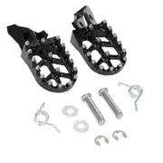 Footrest Foot Pegs Footpegs Rests Pedals for Sur-Ron Surron Ultrabee Ultra Bee Off-Road Electric Dirt Bike Parts Black