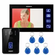 7" Color Monitor Touch Key Video Door Phone Doorbell Intercom System IR Camera