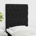 vidaXL Headboards 2 pcs Black 80 cm Fabric BMG