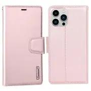 For iPhone 15 Pro Max Slim-Fit PU Leather Shell Stand Cover Mobile Phone Case Wallet