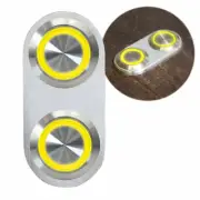 Daytona Billet Switch with YELLOW LED Illumination - Single Switch Keep It Clean (for: Porsche)