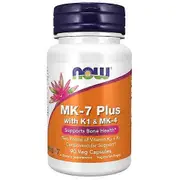 Now Foods MK-7 Plus With K1 And MK-4, 90 Veg Capsules (Pack of 1)