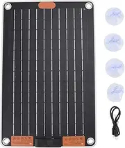 Solar Charger, Outdoor Power Bank, Multi-Device Supply, Waterproof Energy Efficient Design, Portable Lightweight Build, Renewable Electricity Source, 1.06x0.98x0.12 Inches