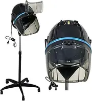 Adjustable Hooded Hair Dryer 950W Salon Equipment with Rolling Base Professional Stand Up Bonnet Hair Dryer