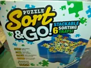 Puzzle Sort & Go - 6 Sorting Trays Ravensburger Puzzle New! 17930