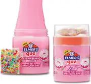 Elmer's Premade Strawberry Donut Fluffy Slime Scented with Rainbow Sprinkles 1 C