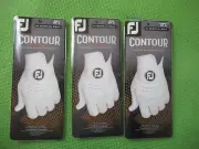 Lot 3 New Footjoy Mens Contour FLX golf gloves. Size M/L