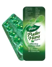 Dabur Pudin Hara Active Pearls Capsules pack of 3x 10 Capsules