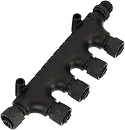 For N2K Multiport Tee Connector, For NMEA 2000 4 Port T Connector Two Way Connection ABS Plastic IP67 Waterproof For Ships Yachts