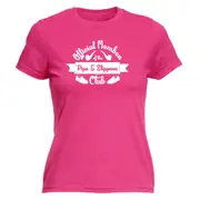 Official Member Pipe And Slippers Club - Funny Novelty Womens T-Shirt T Shirt Tshirt