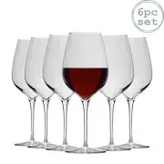 Extra Large Wine Glasses Bormioli Rocco Inalto Tre Sensi Red White 650ml x6