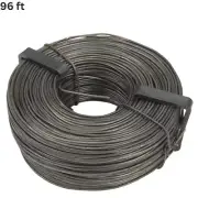 Steel Tie Wire 16 ga. 96 ft Coil Roll Rebar Bailing