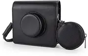 Rieibi camera Case for Instax wide evo camera - Removable Case with Adjustable Shoulder and Lens cap bag (camera not included)