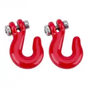 Metal Winch Hook Trailer Hook Rope for 1/10 Scale RC Car SCX10 TRX4 D90 TF2 CC01