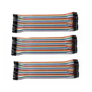10cm Breadboard Jumper Wires Male to Female Ribbon Cables Lead Kit for Arduino K