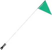 Outanaya Safety Flag for Bike Sturdy Flag Pole Multi-function Flag for Bike Supply