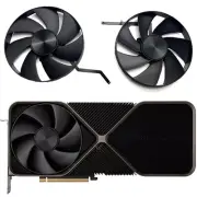 Front&Rear Cooling Fan Graphics Card Fan for NVIDIA RTX4080 4090 Public Edition