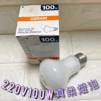 在飛比找蝦皮購物優惠-出清商品🌻美術燈👻歐司朗 真柔燈泡 E27 220V100W