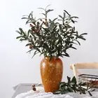 Supplies Olive Tree Branches Artificial Plants Simulation Leaf Fake Fruits