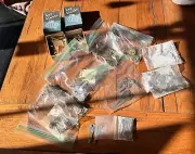 LOT OF MISCELLANEOUS NEW ILCO + OTHERS UNCUT CYLINDER STEEL KEY BLANKS