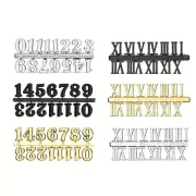 DIY Wall Clock Numbers For Roman Numeral Quartz Clocks Replacement Parts