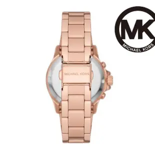 【Michael Kors 官方直營】Everest 永恆焦點個性女錶 玫瑰金不鏽鋼鍊帶 手錶 36MM MK7213