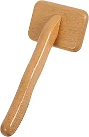 Mipcase Ergonomic Handle Natural Dog Detangler Comb Self Cleaning Slicker Brush for Poodle and