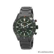 Citizen Chronograph GMT Eco-Drive Green Dial Men's Watch AT2527-80X