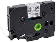 6mm (5.8mm) Width Heat Shrink Label Tape for Brother P-Touch. Black ON White. 1.5m in Length. HS2-211. See Description for List of Compatible Printers. HSE-211