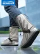 時尚簡約防水雨鞋套 男女通用 防滑耐磨 加厚雨靴套 (8.3折)