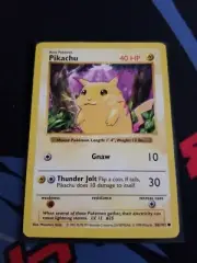 Pikachu Shadowless Yellow Cheeks Base Set 58/102 Pokemon Card
