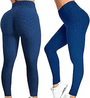 [Ciana] Best Workout Butt Lifting Leggings Seamless Scrunch Butt Leggings for Women, Tummy Control, Highwasted Yoga Pants
