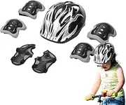 Helmets and Pads for Kids - Shockproof Toddler Bikes Helmets Kids Knee Pads and Elbow Pads Set - Practical Skateboard Knee Pads Kids Skateboard Helmets for Cycling Scootering