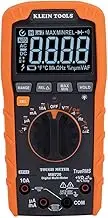 Klein Tools MM720 Digital Multimeter, Auto-Ranging TRMS, Low Impedance (LOZ), 1000V AC/DC Voltage, 10A AC/DC Current, 60 MOhmsResistance