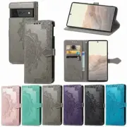 For Google Pixel 8A 9A 7A Pro 6A 6Pro 5 5XL 4A 5G Leather Flip Wallet Phone Case