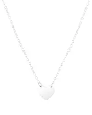 14K Italian Gold Mini Heart Pendant Necklace