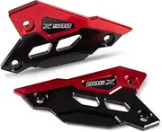 LCCDZ Z900 2021 Compatible with Kawasaki Z900 Z 900 2017-2019 2020 2022 Motorcycle Pedal Guard Rear Pedal Guard Heel Plate Decorative Accessories (Color : Z900 red)