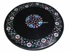 18" Marble coffee Table Top Inlay Handicraft Impressive Table Living Room Decor