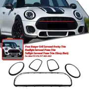 Bumper Grille+Light Surround Trim Frame For Mini Cooper F55 F56 F57 2021-2024 (for: Mini)