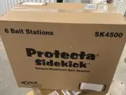 6 Protecta Sidekick Rat / Mouse Rodent Control Baiting Station Tamper Proof Box