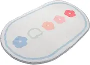 Toddmomy Cartoon Play Mat Rug Flower Design Indoor Carpet for Rooms Soft Comfortable Cushion for Play Areas Easy to Clean