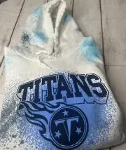Tennessee Titans NFL Hoodie On Junk Good Label Men’s Size XXL NWT White/ Spatter