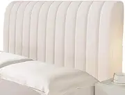Double Headboard Cover,Headboard Cover 59in Bed Headboard Cover Thick Dustproof Headboard Padding Protector Cover