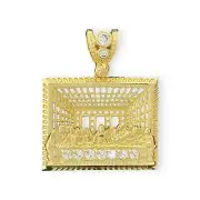10KT Gold Last Supper Pendant - 3.8 Grm, Brand New