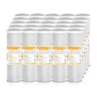 25 Pack 5 Micron 10x2.5" CTO Carbon Block Water Filter Whole House RO Cartridges