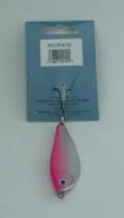 Clarkspoon PJ15-PNK/SIL Pogie Shad Jig 1.5 oz. 2.5" Pink Silver