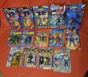 Vintage 90s X-Men Marvel 14 Action Figures Toy Biz Mr. Sinister Morph Sauron NIB