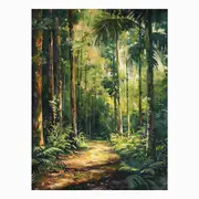 Rainforest Path Canvas Print