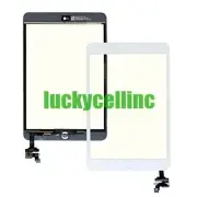 For Ipad Mini 1 2 Touch Screen Digitizer + IC Connector Chip + Home Button White