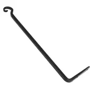 Wrought Iron Hooks Heavy Duty Swivel Plant Hanger Outdoor For Flower Pots Lanterns Bird Feeders 39.50X10.30X1.00CM Wall Mounting 1Set Black